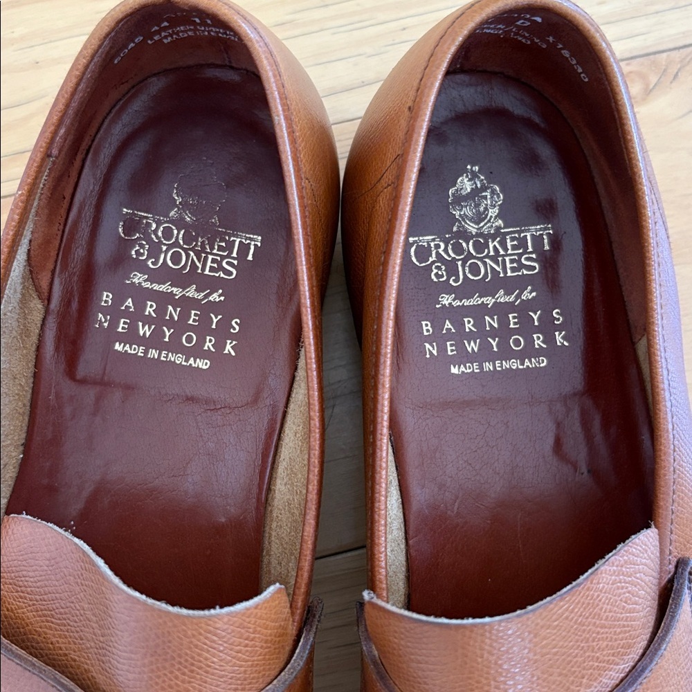 Crockett & Jones Brown Leather Dress Shoes — image 3 of 6